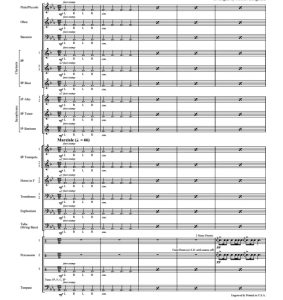 卡尔詹金斯 武装的人 朗斐尔版 交响管乐合奏总谱+分谱 中级 G4 有试听-云音圈