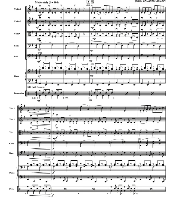 卡科瓦斯 弦乐恶作剧 中级 交响弦乐合奏总谱+分谱 G3 有试听