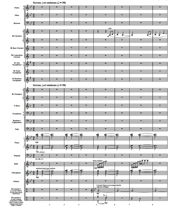 变相雷霆 巴马吉斯版 初-中级 交响管乐合奏总谱+分谱 2.5-3级 有试听