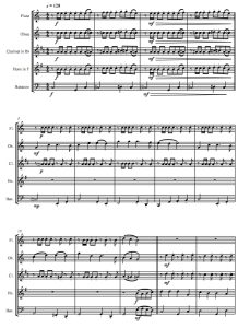 听！天使在唱歌 爵士 圣诞木管五重奏总谱+分谱 有试听-云音圈