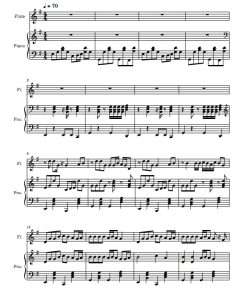 周杰伦 晴天 长笛钢琴 带伴奏 有试听-云音圈