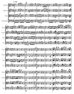 哈利路亚大合唱 弥赛亚 亨德尔 弦乐四重奏总谱+分谱 有试听-云音圈