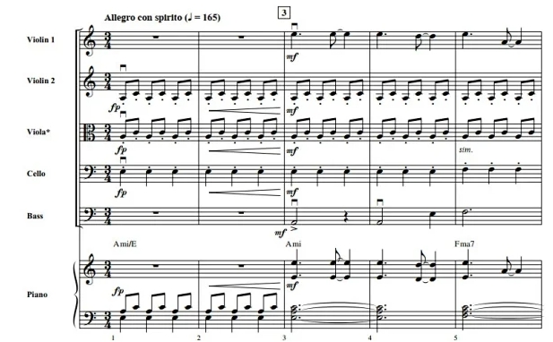 唐顿庄园主题曲 摩尔版 中级 交响弦乐合奏总谱+分谱 G3.5 有试听