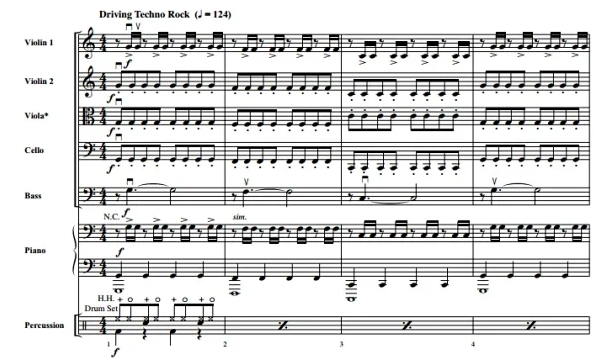 嘎嘎小姐 Born This Way 摩尔版 中级 交响弦乐合奏总谱+分谱 G3.5 有试听