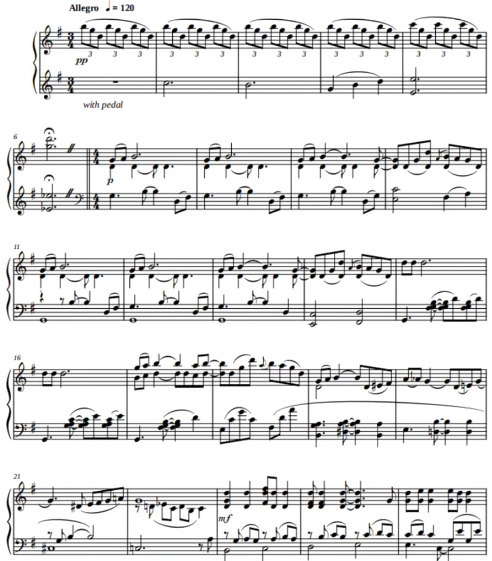 圣诞彩灯x感觉像坠入爱河 钢琴独奏 有试听