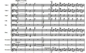 圣诞歌 Joyeux Noel 中级 交响弦乐合奏总谱+分谱（3.5级） 有试听-云音圈