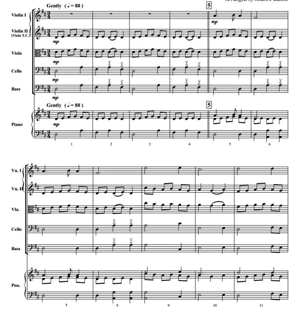 圣诞歌 平安夜 巴伦特版 初级 交响弦乐合奏总谱+分谱 G1 有试听