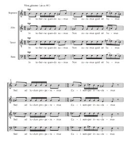 商品为SATB 四声部合唱线谱 在酒馆  齐奥尔科夫斯基版 阿卡贝拉 无伴奏混声合唱谱 有试听-云音圈