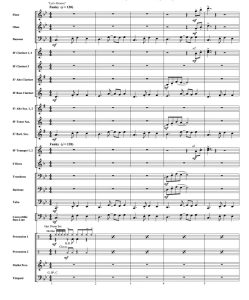 地风火之舞 初级管乐 交响管乐合奏总谱+分谱 有试听-云音圈