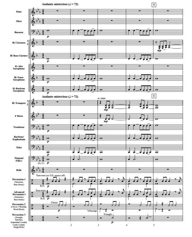 埃托瓦 初级 交响管乐合奏总谱+分谱 有试听