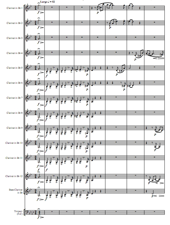 埃格蒙特序曲 Op.84贝多芬 单簧管13重奏总谱+分谱 有试听