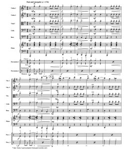 墨西哥民歌变奏曲 交响弦乐合奏总谱+分谱 初-中级 G2.5 有试听-云音圈