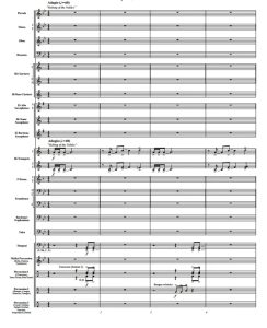 壁画神庙 中级 交响管乐合奏总谱+分谱 3级 有试听-云音圈