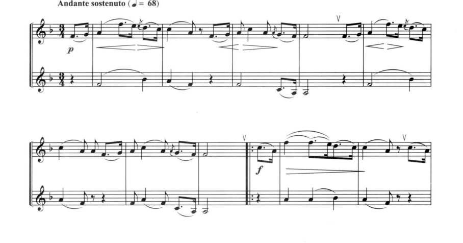 夏日最后的玫瑰 小号二重奏谱 有试听