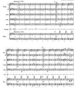 天使之梯 初级 交响弦乐合奏总谱+分谱（2级） 有试听-云音圈