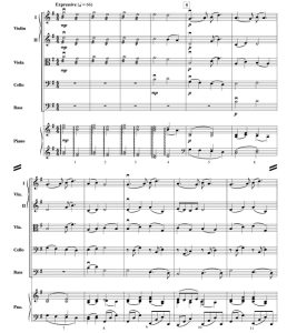 威尔士摇篮曲 Suo Gan 交响弦乐合奏总谱+分谱 初级 G2 有试听-云音圈