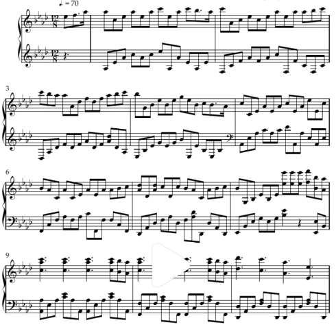 完美 深情版 钢琴独奏 有试听