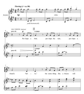 商品为SA 二声部合唱线谱 宛如微风  童声女声合唱+钢琴谱 有试听-云音圈