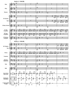 宫廷的舞蹈和队列 巴马吉斯版 初级 交响管乐合奏总谱+分谱 1级 有试听-云音圈