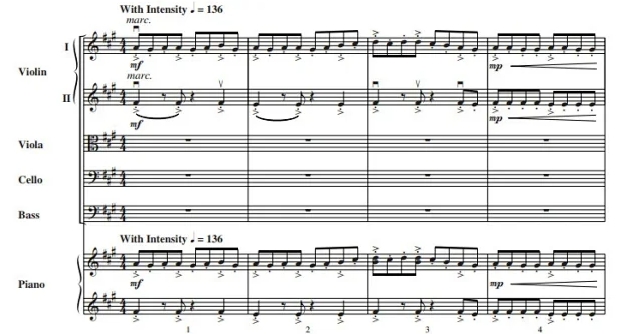 密码谍影 席尔瓦版 初级 交响弦乐合奏总谱+分谱 G2.5 有试听