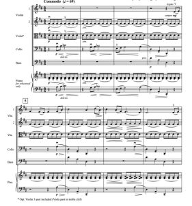 布里顿 莎莉花园 中级 交响弦乐合奏总谱+分谱 3-4级 有试听-云音圈