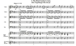 帕帕盖诺组曲 中级 交响弦乐合奏总谱+分谱 G3.5 有试听-云音圈