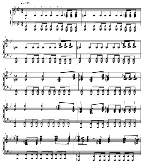 帝国进行曲 星球大战 高级版 钢琴独奏 有试听