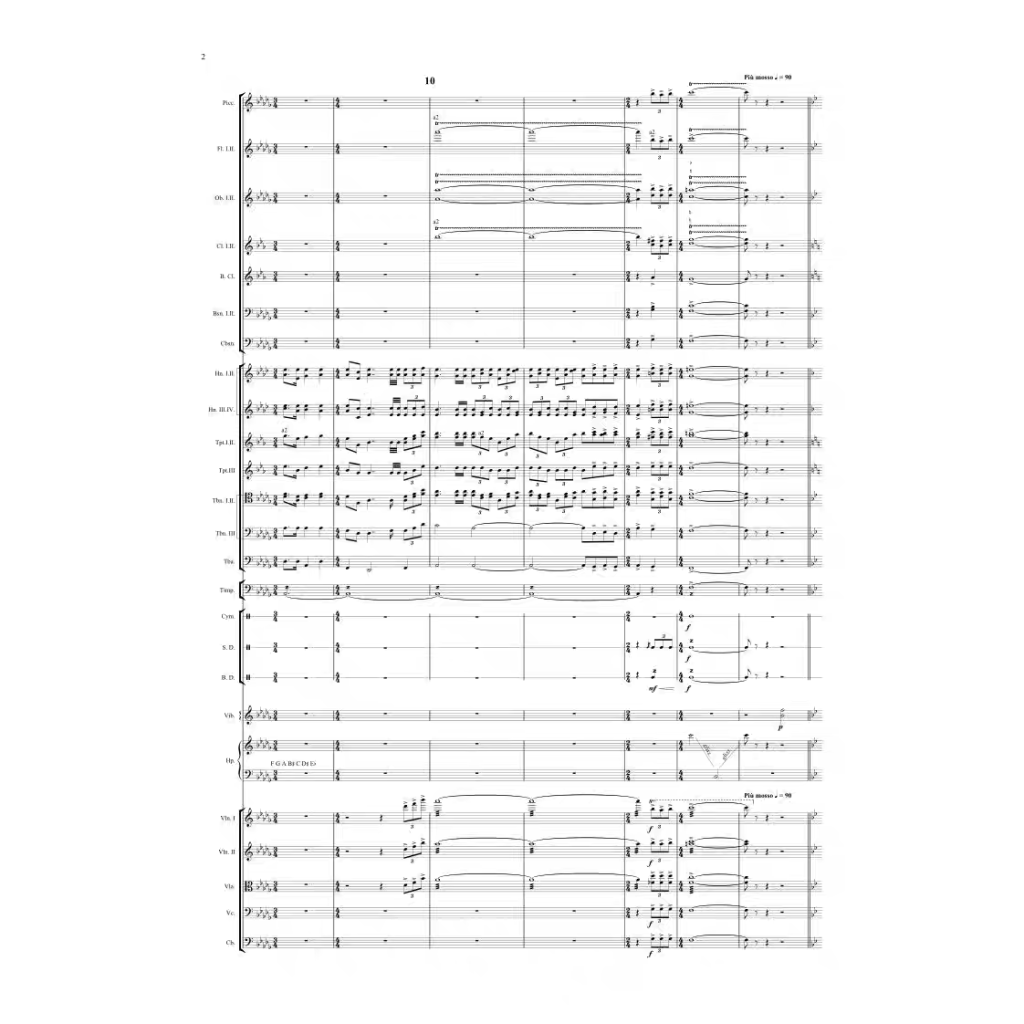 图片[2]-在灿烂阳光下 含不忘初心 交响 管弦乐总分谱 高清