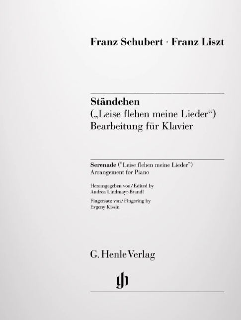 图片[2]-李斯特改编舒伯特小夜曲钢琴谱 Leise flehen meine Lieder 亨乐原版