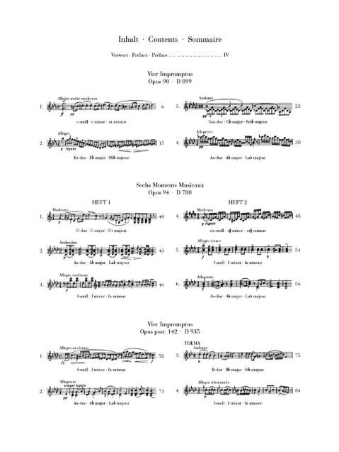 图片[2]-舒伯特 钢琴即兴曲与音乐瞬间合集 D899+780+935 亨乐原版