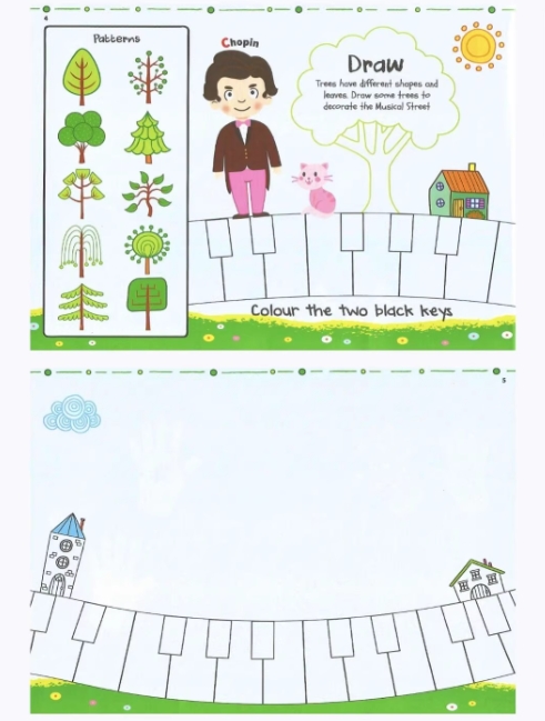 图片[2]-原版西方乐理启蒙教材 全4册 附音频 5 mins a day系列 适合4-6岁儿童音乐启蒙