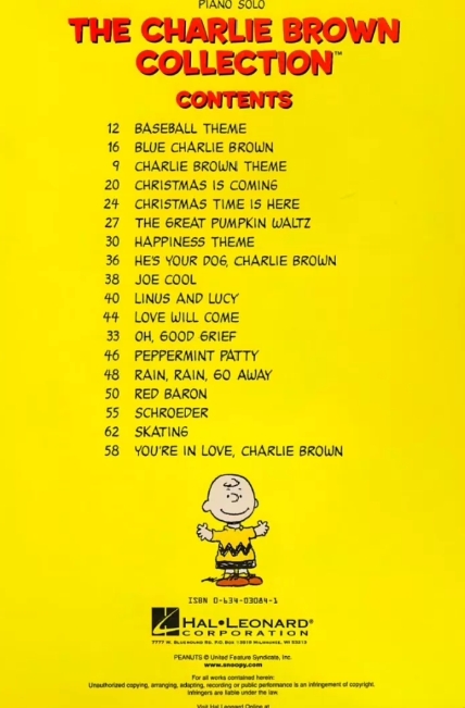 图片[2]-经典查理布朗系列钢琴谱 查理布朗系列：钢琴独奏+查理布朗的圣诞节 共2册