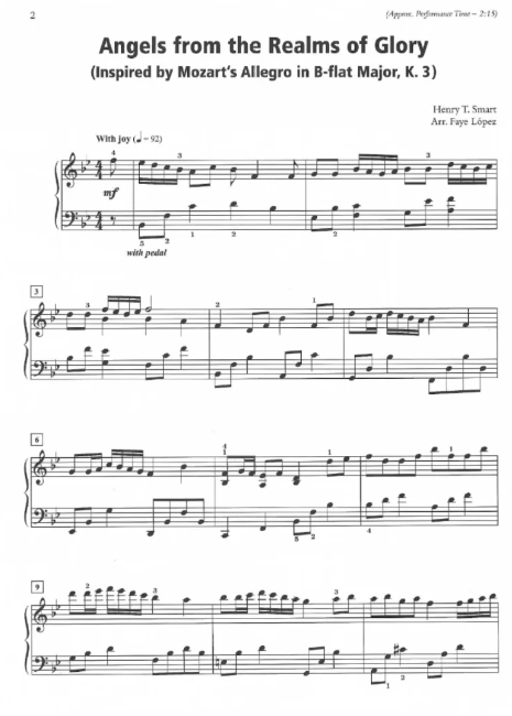 图片[3]-10首古典浪漫圣诞颂歌 莫扎特作品改编 A Classical-Style Christmas 中高阶难度