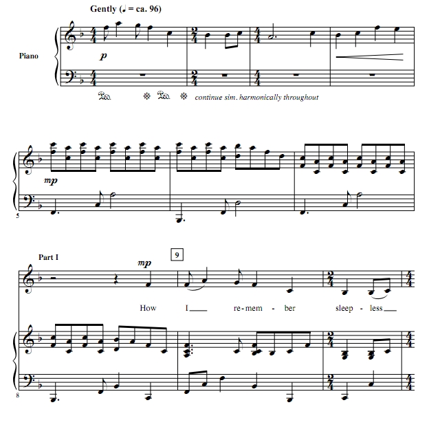 商品为SAB 三声部合唱线谱 恩雅 飘雪之中 米勒版 混声合唱谱 有试听