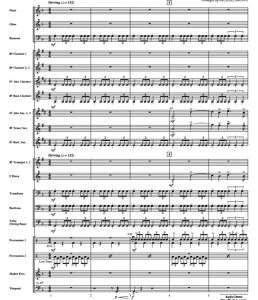 惊奇队长 初级 交响管乐合奏总谱+分谱 有试听-云音圈