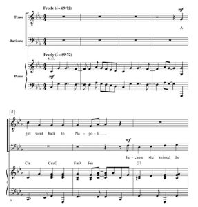 商品为TB 二声部合唱线谱 意大利曼波 加里纳版 男声合唱谱 有试听-云音圈