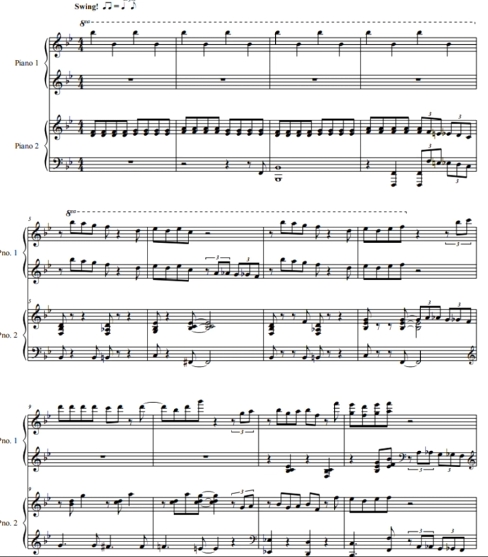 我们一起堆雪人 四手联弹 有试听