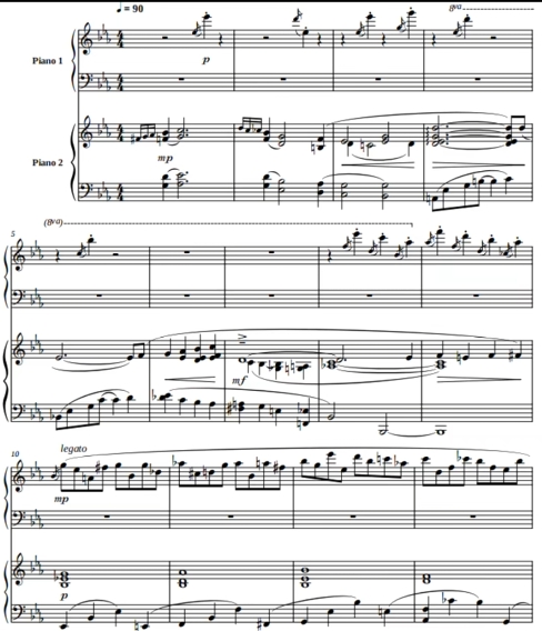 我听见了圣诞节的钟声 高级版 四手联弹 有试听