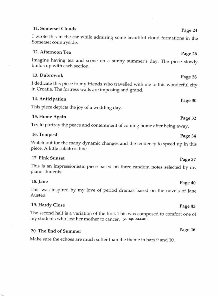 图片[3]-我的古怪笔记本和我的抒情笔记本 共40首 适合比赛和音乐会