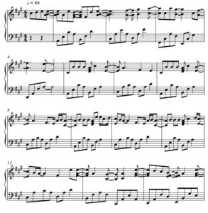 我知道我爱过你 高级版 钢琴独奏 有试听-云音圈