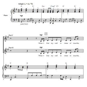 商品为SA 二声部合唱线谱 披头士乐队 Let It Be 爱默生版 童声女声流行合唱谱 有试听-云音圈