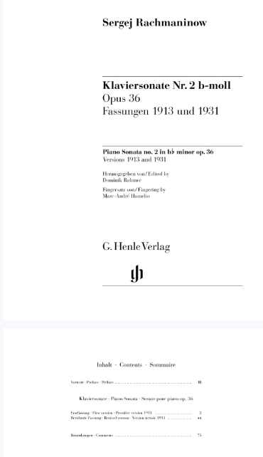 图片[2]-拉赫玛尼诺夫 第二钢琴奏鸣曲 亨乐版