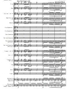 摇滚萨克斯  2级 交响管乐总谱+分谱 有试听-云音圈