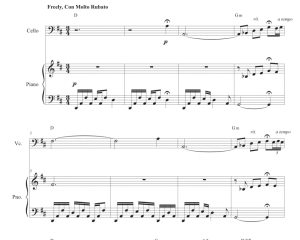 断舍离   大提琴钢琴总分谱 有试听-云音圈