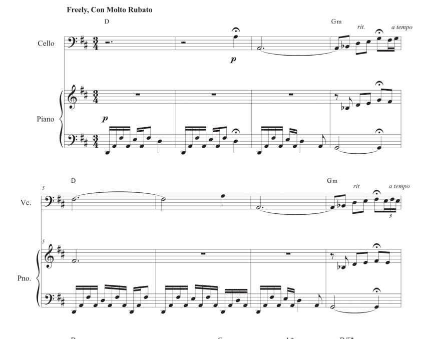 断舍离   大提琴钢琴总分谱