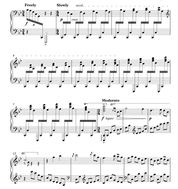 斯卡布罗集市 高级版 钢琴独奏 有试听