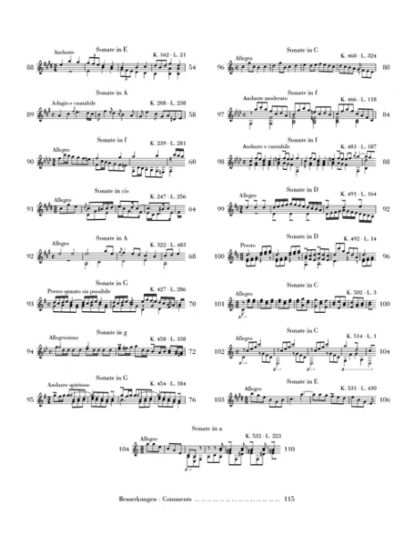 图片[3]-斯卡拉蒂 钢琴奏鸣曲选集 亨乐版 带指法 共四卷