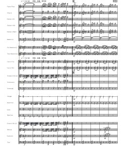 新年好 管乐 总分谱 有试听-云音圈