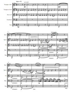 无暇赴死No Time To Die (Bond Theme) 007邦德 铜管五重奏总谱+分谱 有试听-云音圈