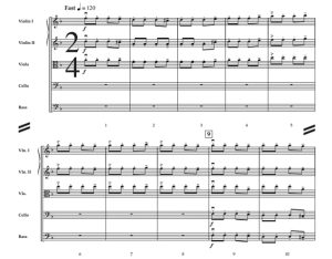 无穷动 初-中级 交响弦乐合奏总谱+分谱 G2.5 有试听-云音圈